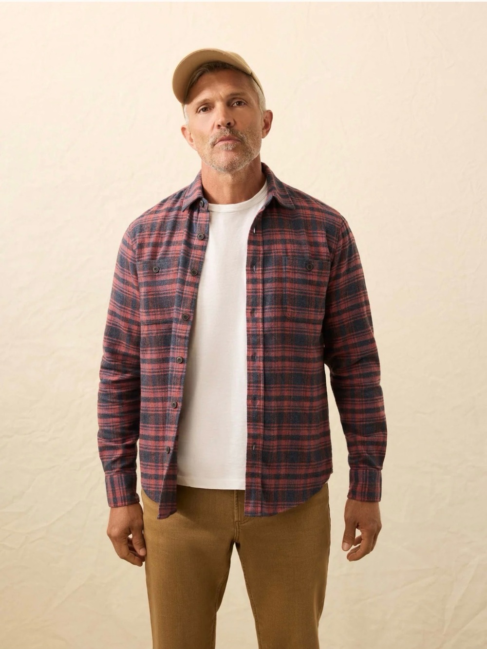 Faherty Nazare Flannel Shirt Porto Covo Plaid